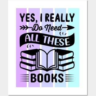 Yes, I really do need all these books Posters and Art